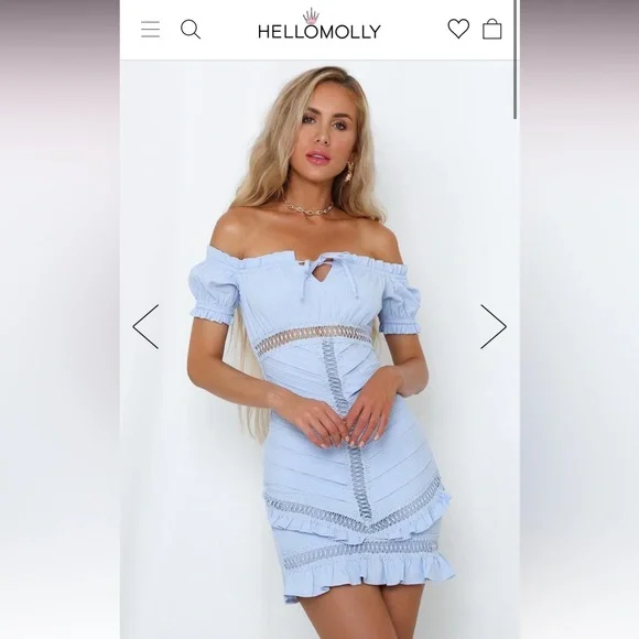 princess polly baby blue dress Firefighter Dress Uniforms main image 0